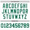 Custom White Kelly Green Pinstripe Kelly Green Authentic Basketball Jersey