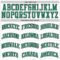 Custom White Kelly Green Pinstripe Kelly Green-Black Authentic Basketball Jersey