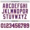 Custom White Purple Pinstripe Purple-Orange Authentic Basketball Jersey