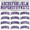 Custom White Purple Pinstripe Purple Gray-Black Authentic Basketball Jersey