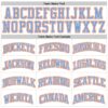 Custom White Light Blue Pinstripe Light Blue-Orange Authentic Basketball Jersey