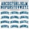 Custom White Teal Pinstripe Navy Authentic Basketball Jersey