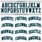 Custom White Teal Pinstripe Black Authentic Basketball Jersey