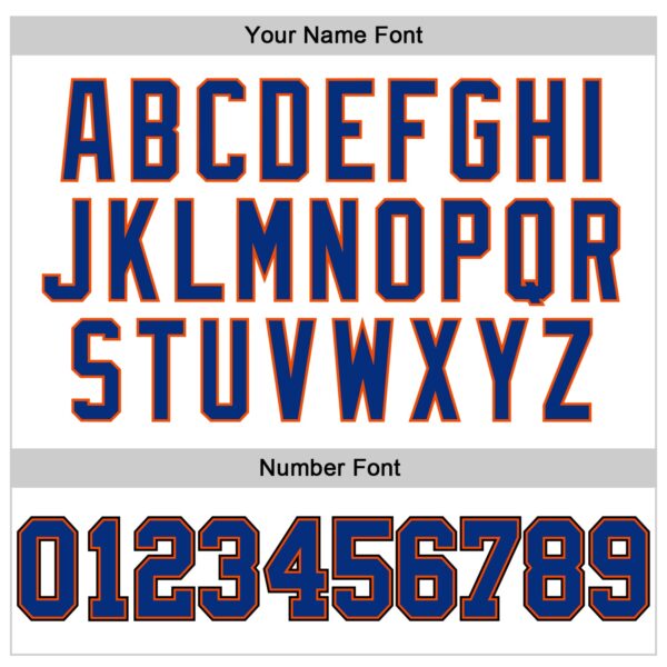 Custom White Royal Orange-Black Authentic Throwback Basketball Jersey