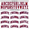 Custom White Red-Royal Authentic Throwback Basketball Jersey