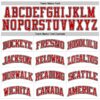 Custom White Red-Black Authentic Throwback Basketball Jersey