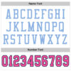 Custom White Pink Black-Light Blue Mesh Authentic Football Jersey