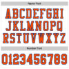 Custom White Orange-Royal Mesh Authentic Football Jersey