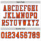 White1416-3 Custom White Orange-Royal Mesh Authentic Football Jersey