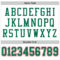 White1420-3 Custom White Kelly Green-Red Mesh Authentic Football Jersey