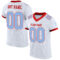 White1421 Custom White Light Blue-Red Mesh Authentic Football Jersey
