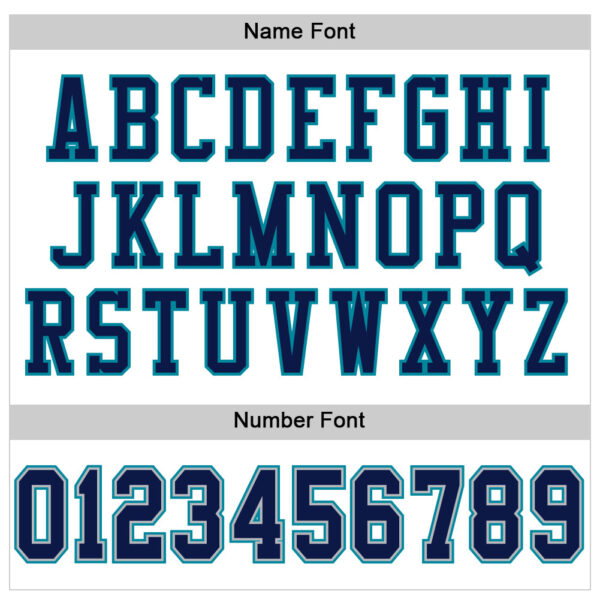 Custom White Navy Gray-Teal Mesh Authentic Football Jersey