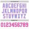 Custom White Pink-Light Blue Authentic Football Jersey