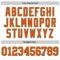 Custom White Orange-Kelly Green Authentic Football Jersey
