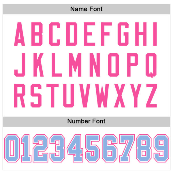 Custom White Light Blue-Pink Mesh Authentic Football Jersey