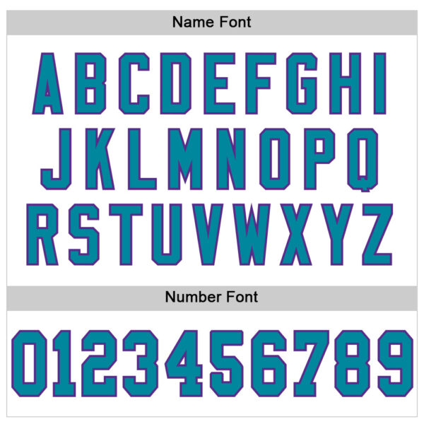 Custom White Teal-Purple Mesh Authentic Football Jersey