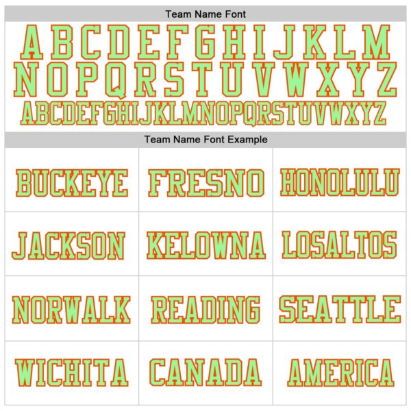 Custom White Pea Green-Orange Mesh Authentic Football Jersey