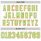 White2083-3 Custom White Pea Green-Orange Mesh Authentic Football Jersey
