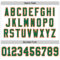 White2088-3 Custom White Kell Green-Orange Mesh Authentic Football Jersey