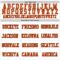 White2091-2 Custom White Brown-Orange Mesh Authentic Football Jersey