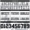 Custom White Black-Gray 3D Pattern Splash Authentic Football Jersey