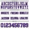 White2283-3 Custom White Purple-Black Authentic Football Jersey