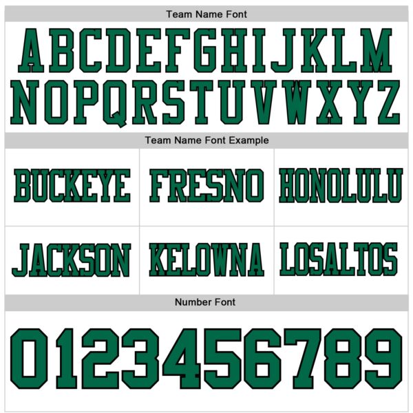 Custom White Kelly Green-Black Authentic Football Jersey