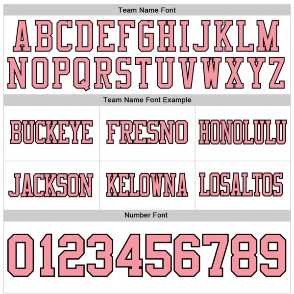 Custom White Medium Pink-Black Authentic Football Jersey