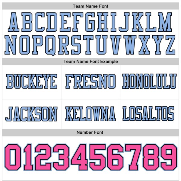 Custom White Pink Black-Light Blue Authentic Football Jersey