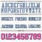 White2296-3 Custom White Pink Black-Light Blue Authentic Football Jersey