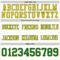 Custom White Kelly Green-Gold Authentic Football Jersey