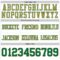 White2314-3 Custom White Kelly Green-Old Gold Authentic Football Jersey