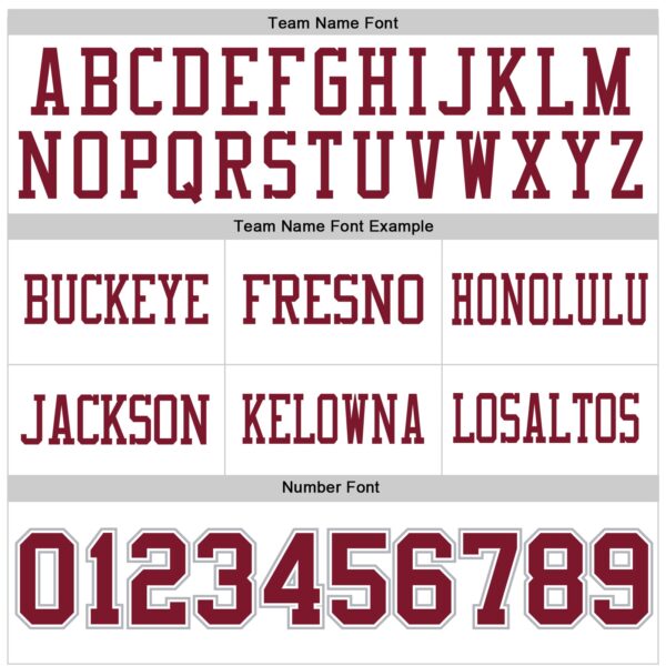 Custom White Crimson-Gray Authentic Football Jersey
