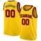 Custom Yellow Red-Royal Authentic Basketball Jersey