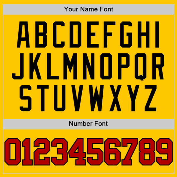 Custom Yellow Red-Black Authentic Basketball Jersey