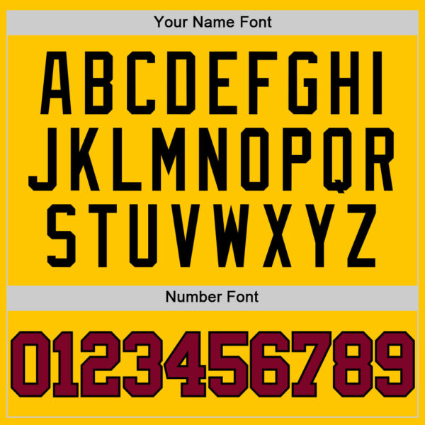 Custom Yellow Maroon-Black Authentic Basketball Jersey