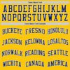 Custom Yellow Navy-White Authentic Basketball Jersey