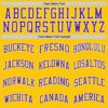 Custom Yellow Purple-White Authentic Basketball Jersey