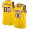 Custom Yellow Purple-White Authentic Basketball Jersey