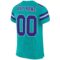 aqua_0003-3 Custom Aqua Purple-White Mesh Authentic Football Jersey