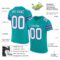aqua_0006-1 Custom Aqua White-Purple Mesh Authentic Football Jersey