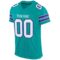 aqua_0006-2 Custom Aqua White-Purple Mesh Authentic Football Jersey