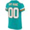 aqua_0021-2 Custom Aqua White-Orange Mesh Authentic Football Jersey