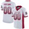 arizona_0033 Custom White Cardinal-Black Drift Fashion Football Jersey