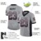 arizona_0040-1 Custom Light Gray Black-Cardinal Drift Fashion Football Jersey