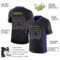 baltimore_0034-1 Custom Black Purple-Old Gold Drift Fashion Football Jersey