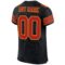 black_0015-3 Custom Black Scarlet-Gold Mesh Authentic Football Jersey
