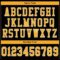 Custom Black Gold-White Mesh Authentic Football Jersey