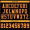 black_0024-4 Custom Black Gold-Scarlet Mesh Authentic Football Jersey
