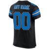 Custom Black Panther Blue-White Mesh Authentic Football Jersey
